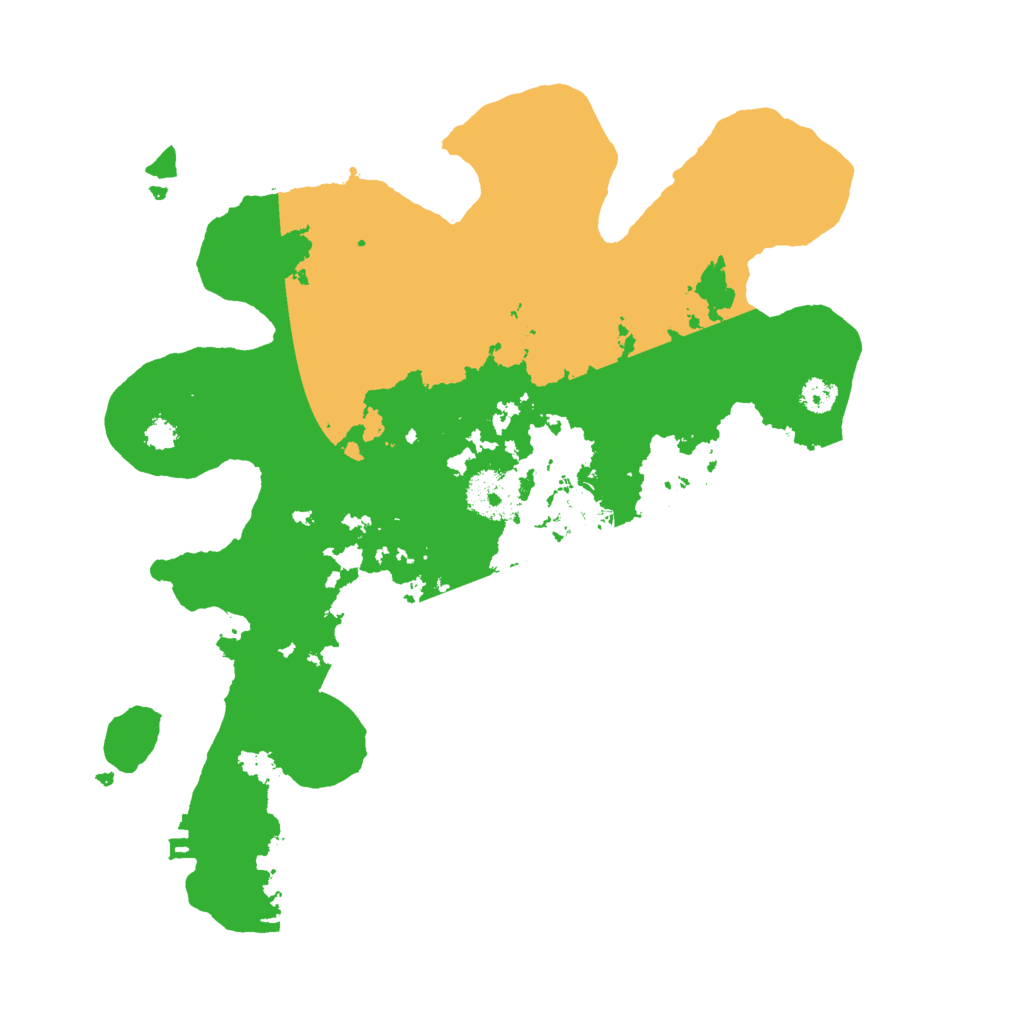 Biome Rust Map: Procedural Map, Size: 3000, Seed: 10644