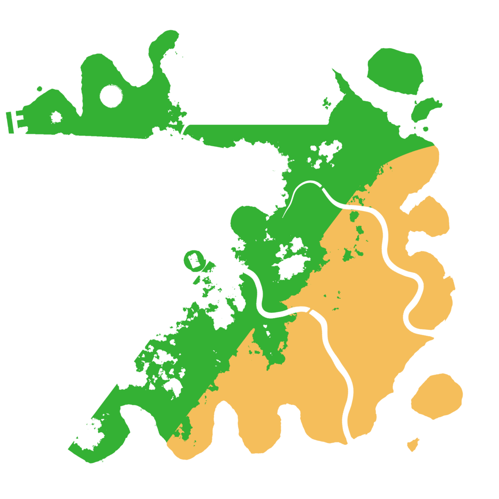 Biome Rust Map: Procedural Map, Size: 3950, Seed: 44028289