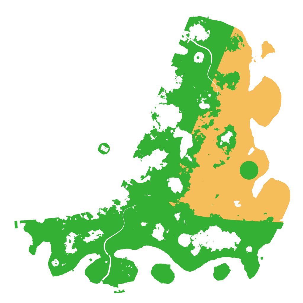 Biome Rust Map: Procedural Map, Size: 4300, Seed: 92796069