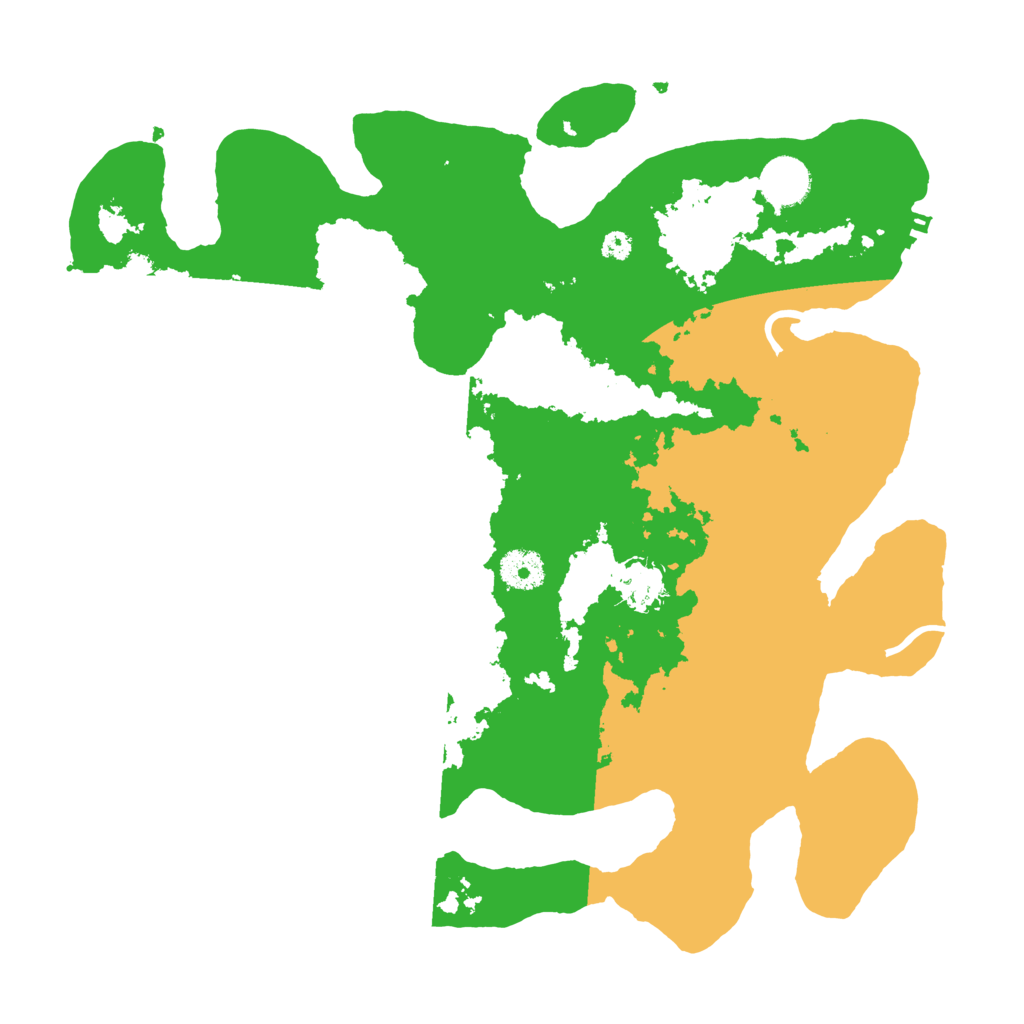Biome Rust Map: Procedural Map, Size: 3600, Seed: 1396796866