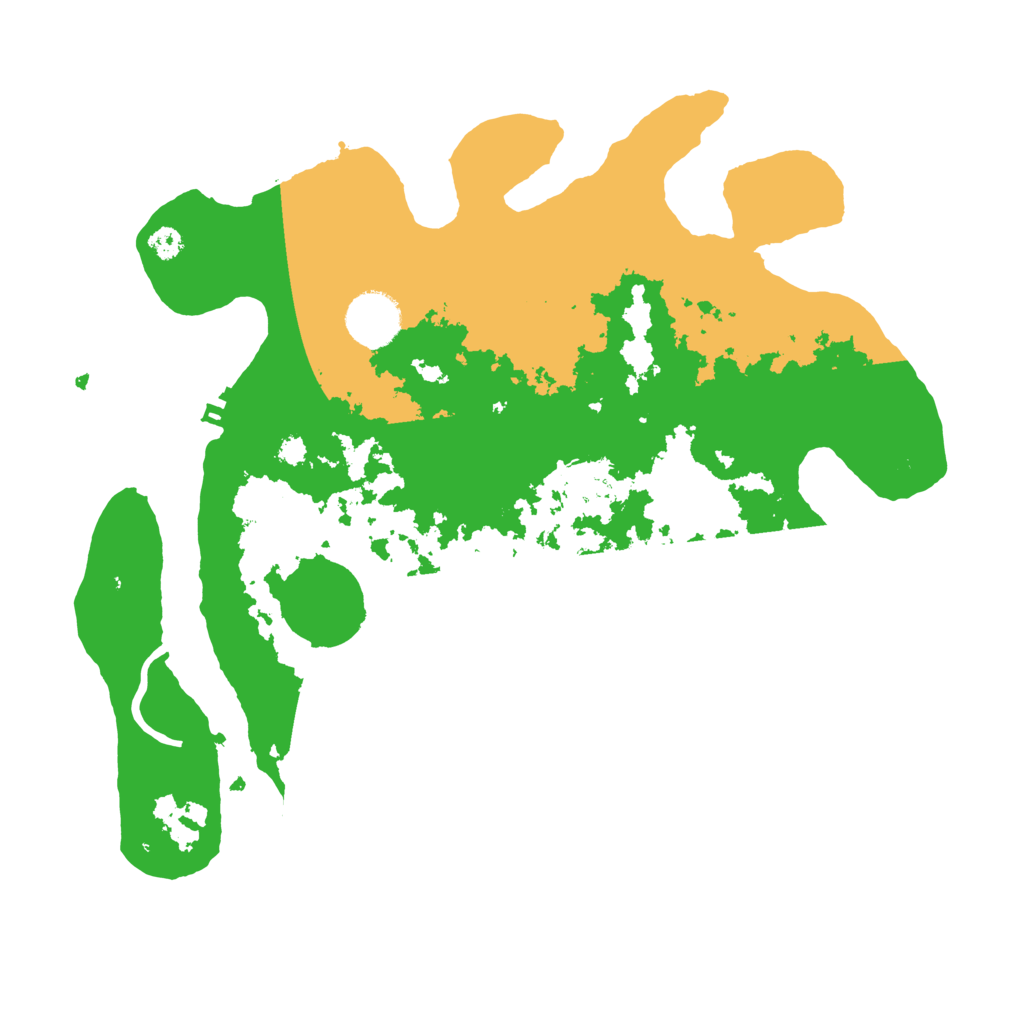 Biome Rust Map: Procedural Map, Size: 3300, Seed: 686453998