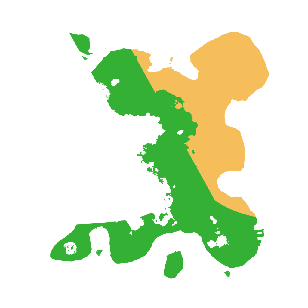 Biome Rust Map: Procedural Map, Size: 2500, Seed: 506249439