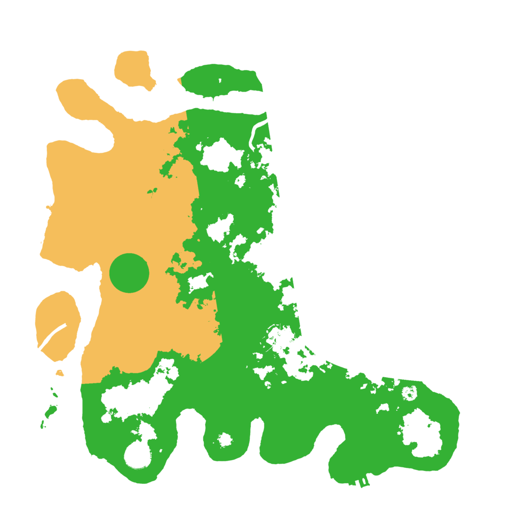 Biome Rust Map: Procedural Map, Size: 3500, Seed: 2123368669
