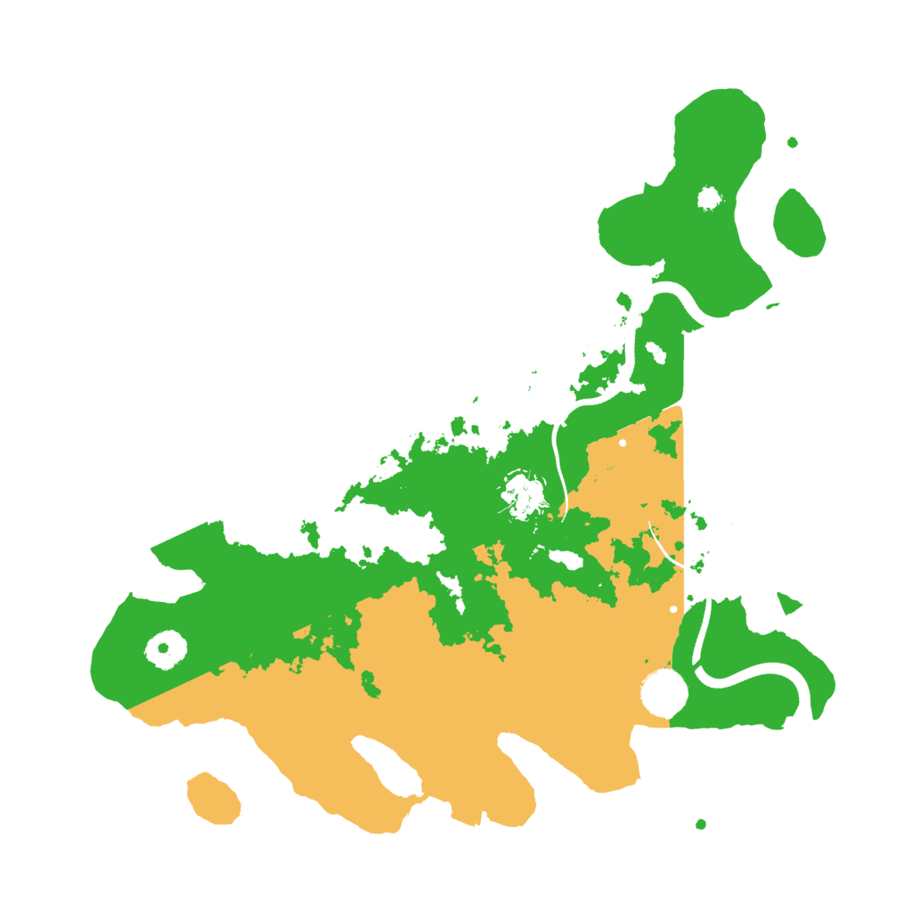 Biome Rust Map: Procedural Map, Size: 3500, Seed: 323652840