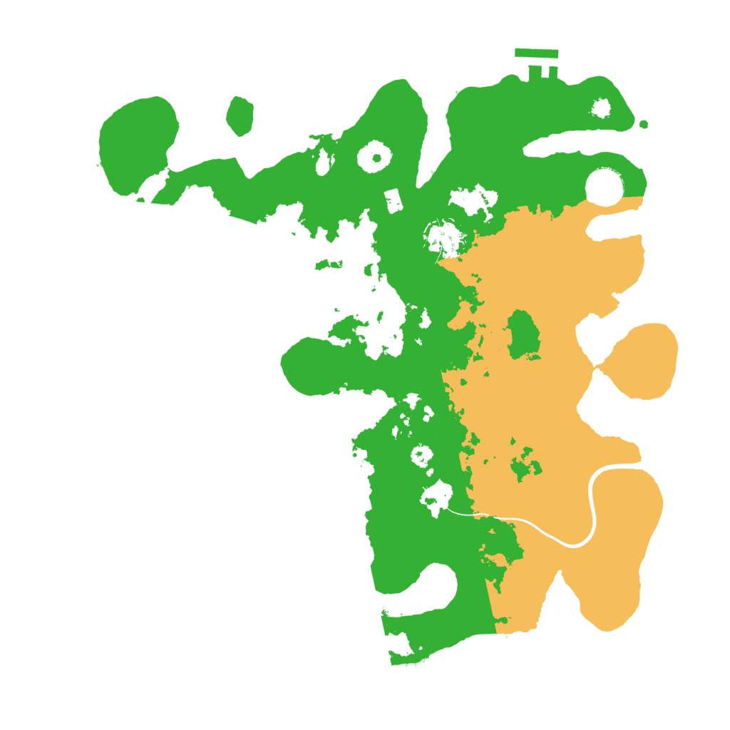 Biome Rust Map: Procedural Map, Size: 3400, Seed: 47732447