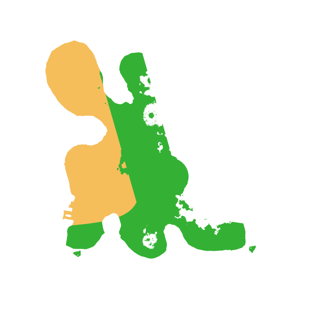 Biome Rust Map: Procedural Map, Size: 2200, Seed: 8934