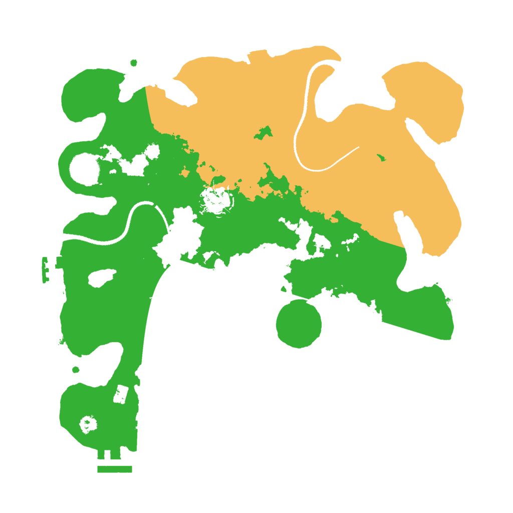 Biome Rust Map: Procedural Map, Size: 3000, Seed: 931