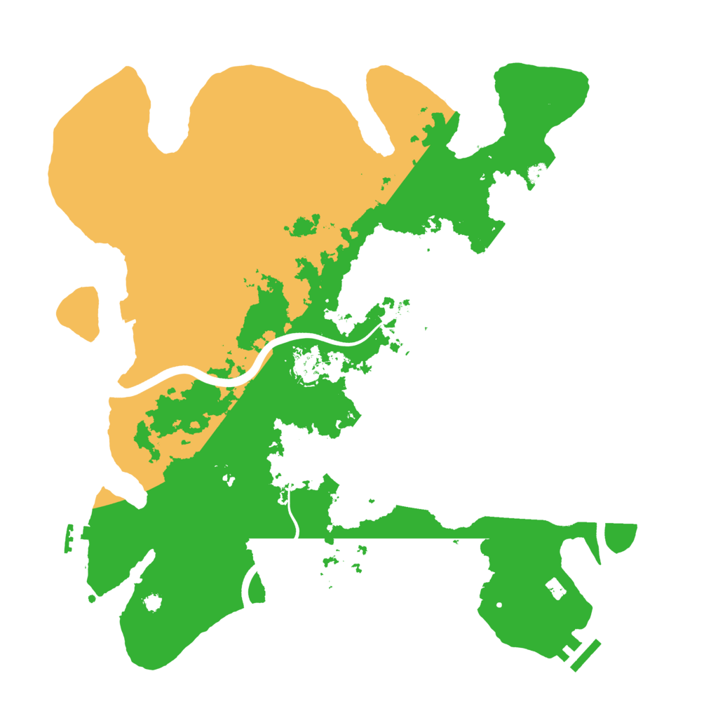 Biome Rust Map: Procedural Map, Size: 3750, Seed: 315727031
