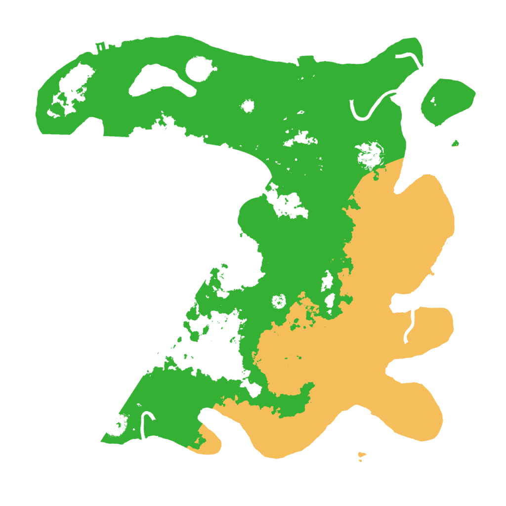 Biome Rust Map: Procedural Map, Size: 3600, Seed: 1919638091