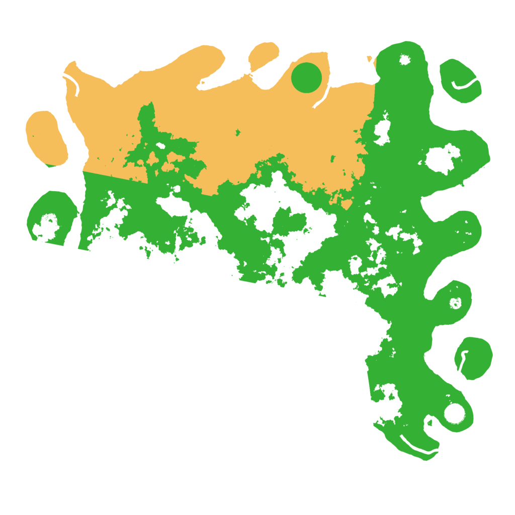 Biome Rust Map: Procedural Map, Size: 4444, Seed: 6738