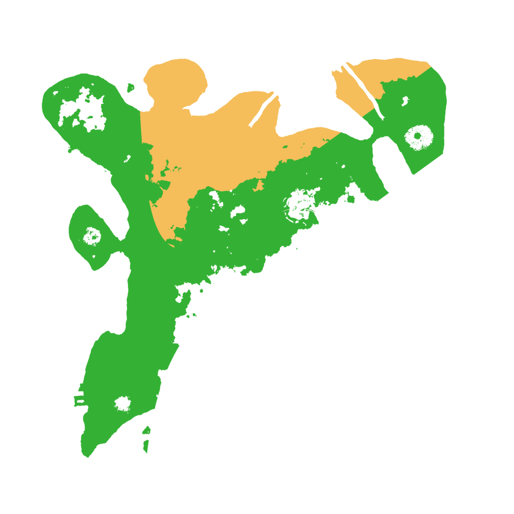 Biome Rust Map: Procedural Map, Size: 3000, Seed: 798125