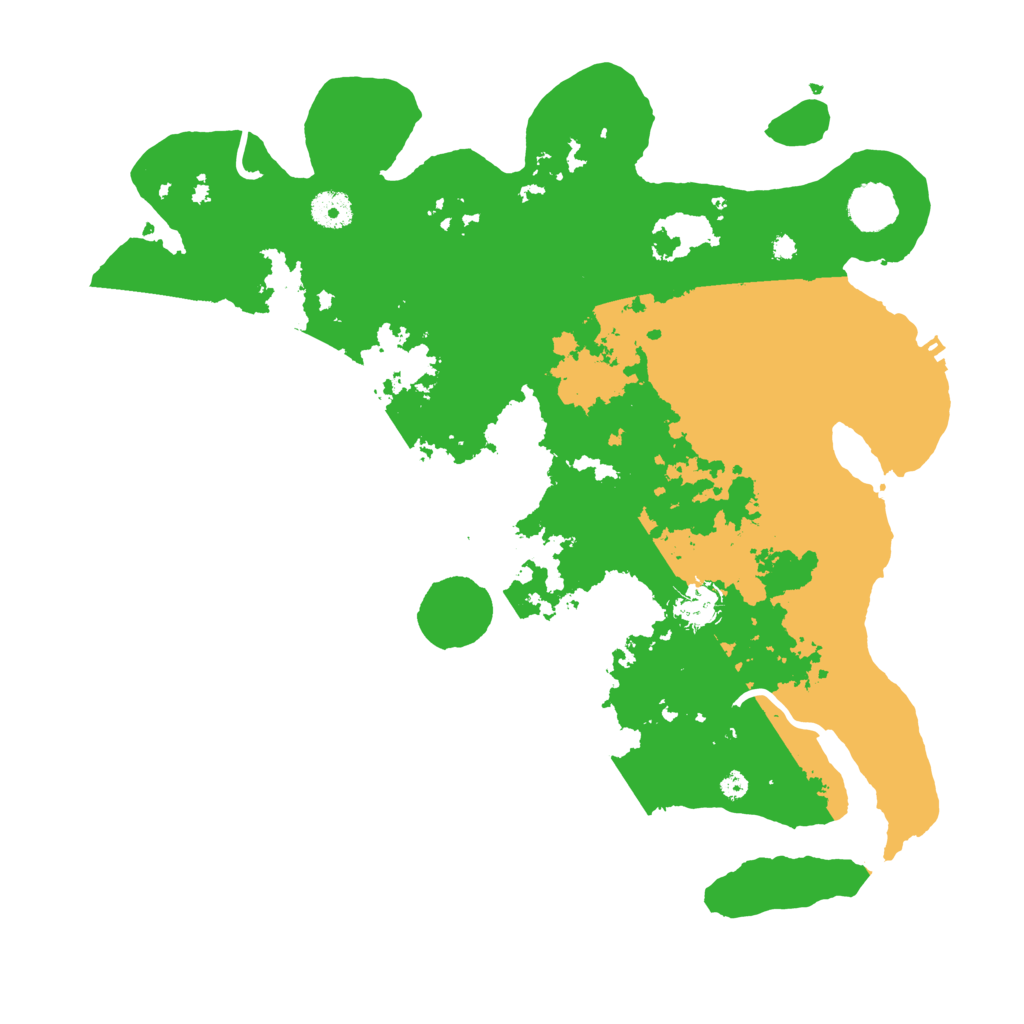 Biome Rust Map: Procedural Map, Size: 3900, Seed: 91529949