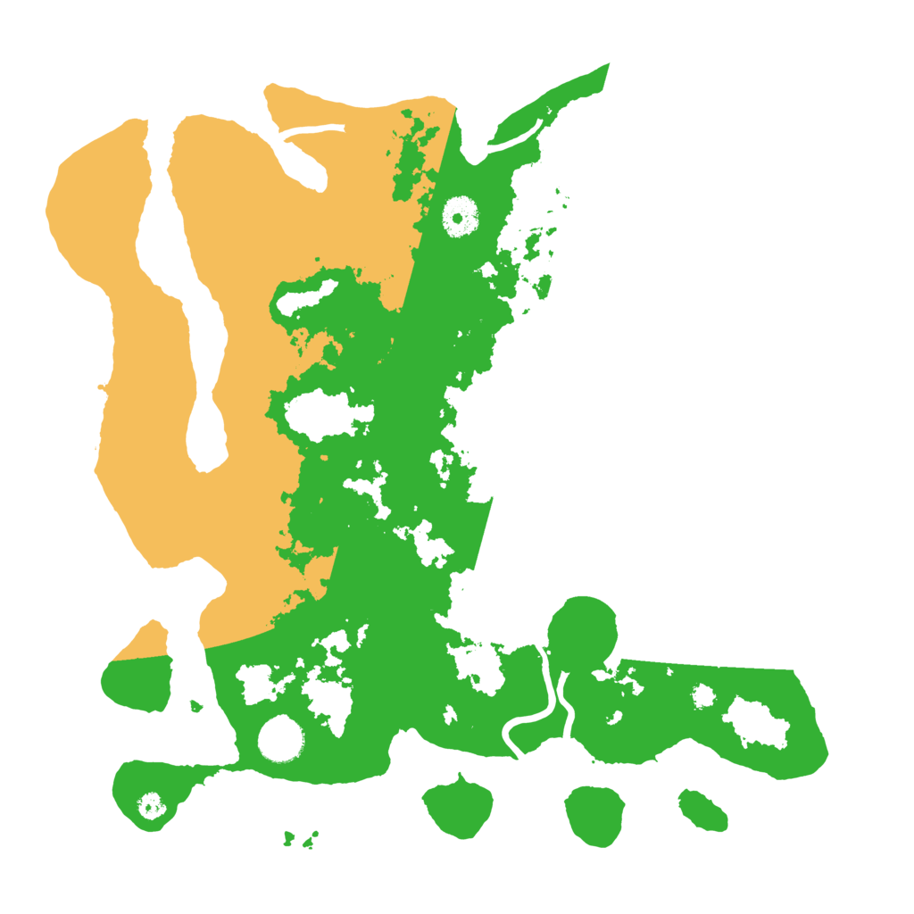 Biome Rust Map: Procedural Map, Size: 3550, Seed: 17399927