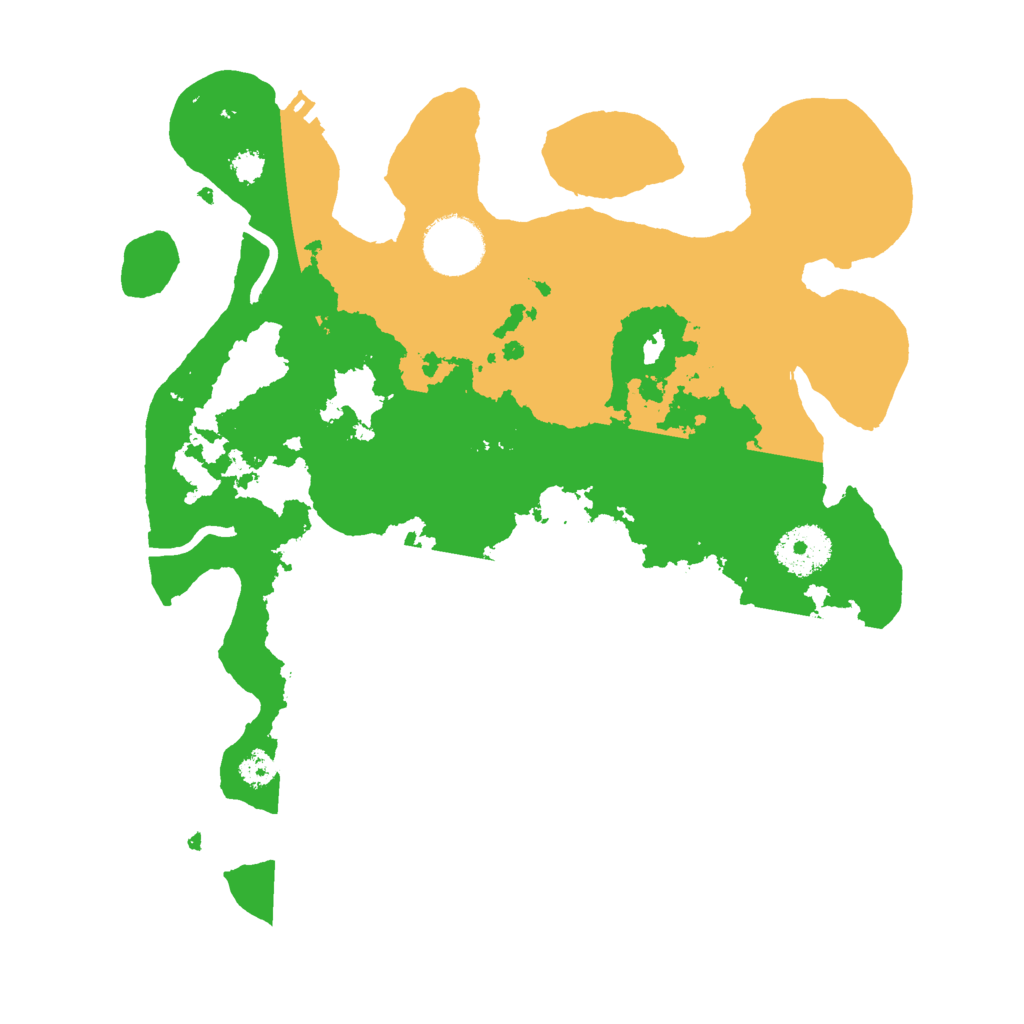 Biome Rust Map: Procedural Map, Size: 3000, Seed: 59563