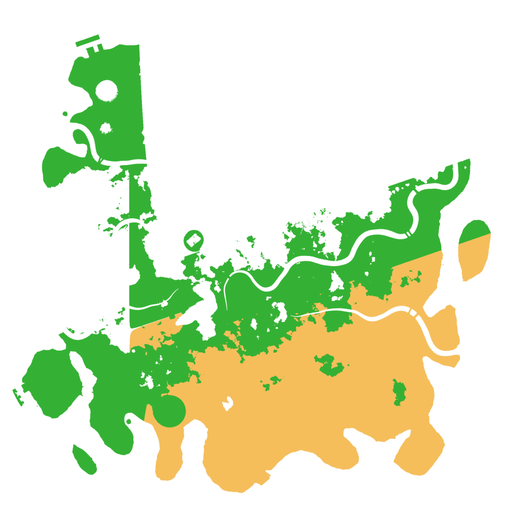 Biome Rust Map: Procedural Map, Size: 4250, Seed: 999999999