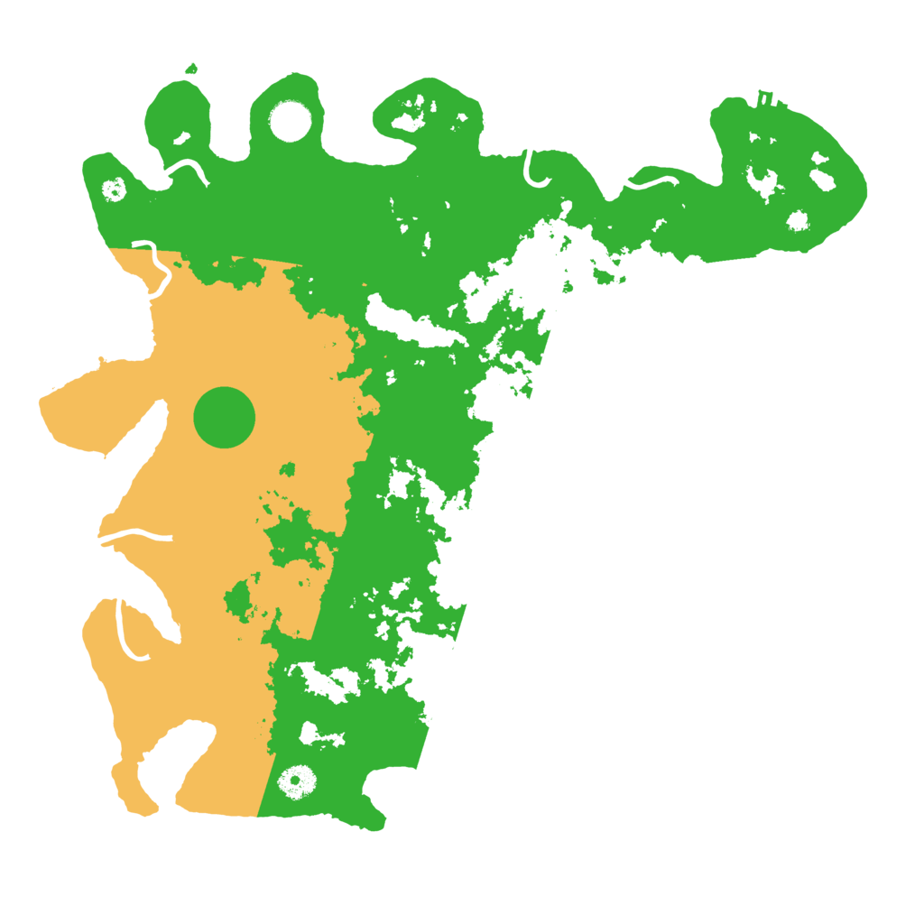 Biome Rust Map: Procedural Map, Size: 3950, Seed: 28250599