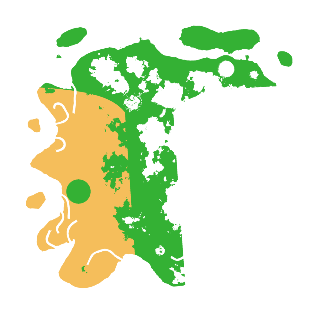 Biome Rust Map: Procedural Map, Size: 3500, Seed: 31808187