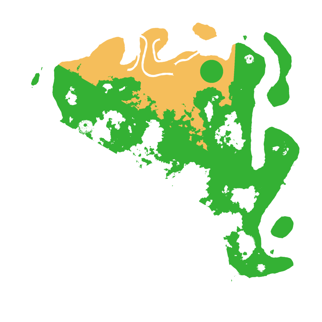 Biome Rust Map: Procedural Map, Size: 3700, Seed: 27183159