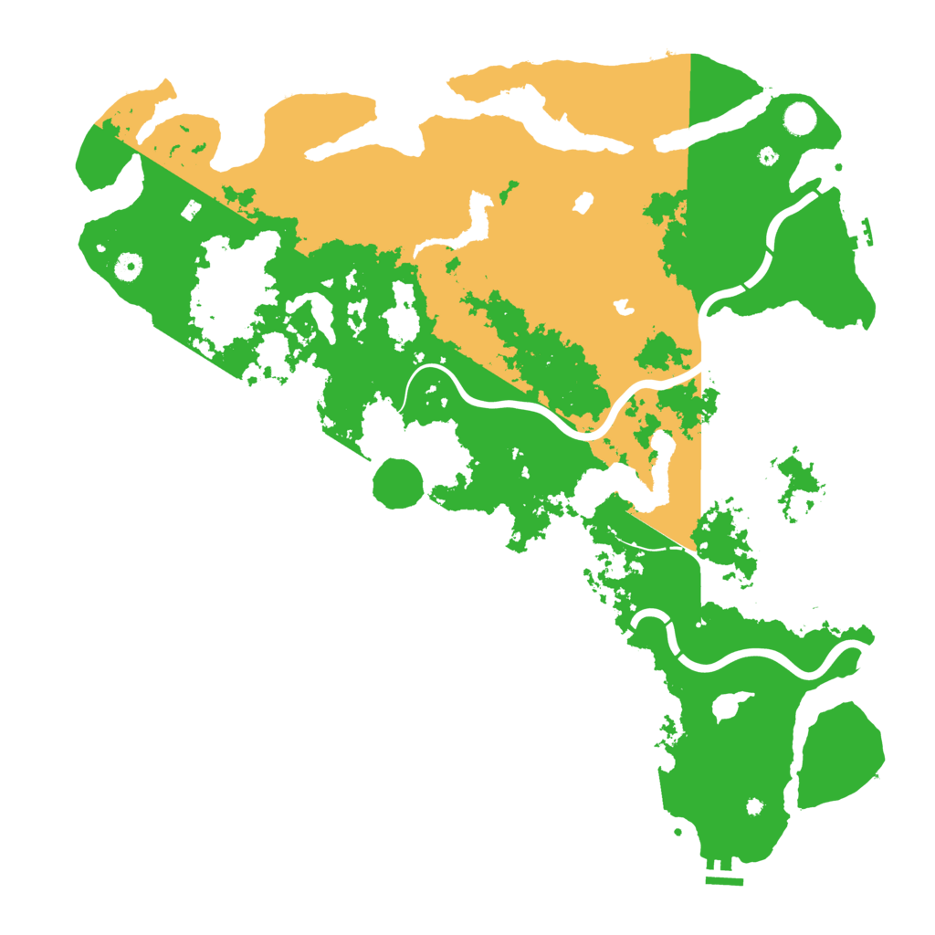 Biome Rust Map: Procedural Map, Size: 5000, Seed: 1965