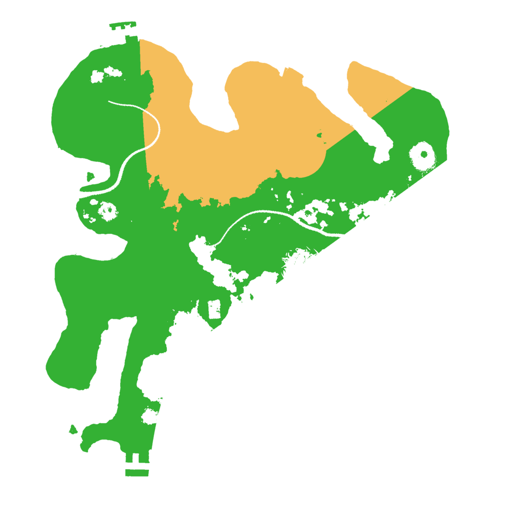 Biome Rust Map: Procedural Map, Size: 3000, Seed: 1431609144