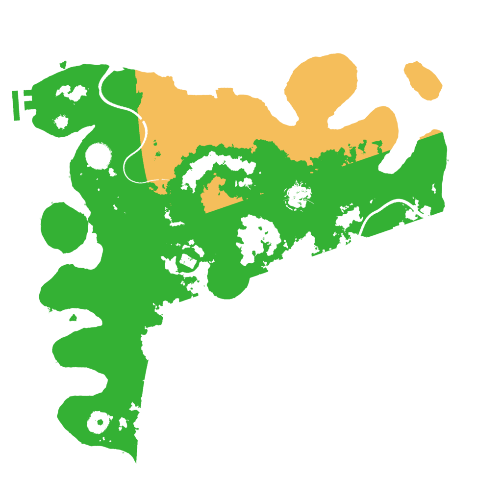 Biome Rust Map: Procedural Map, Size: 3400, Seed: 96573735