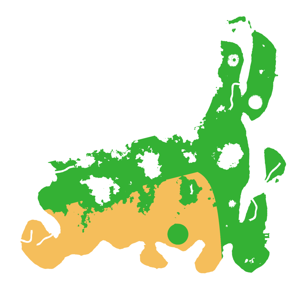 Biome Rust Map: Procedural Map, Size: 3850, Seed: 79736161