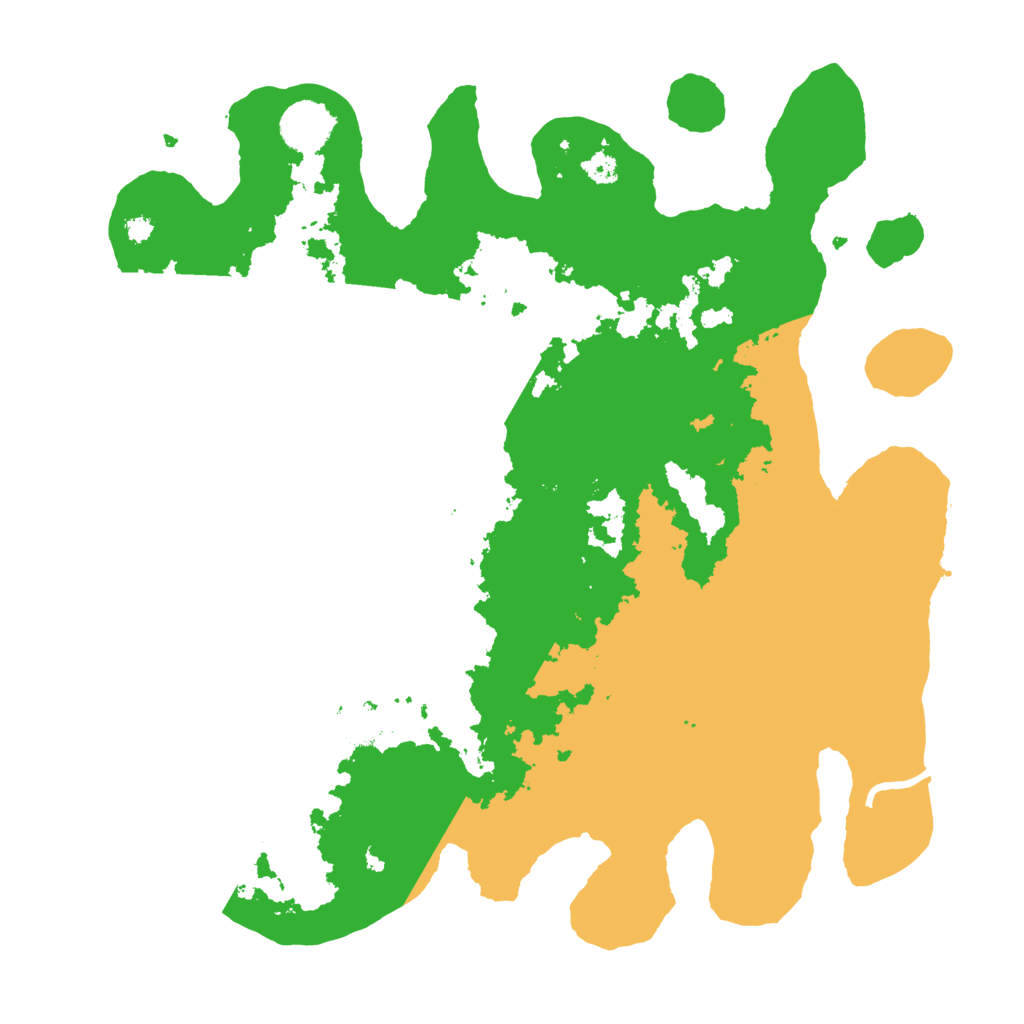 Biome Rust Map: Procedural Map, Size: 3600, Seed: 16312983