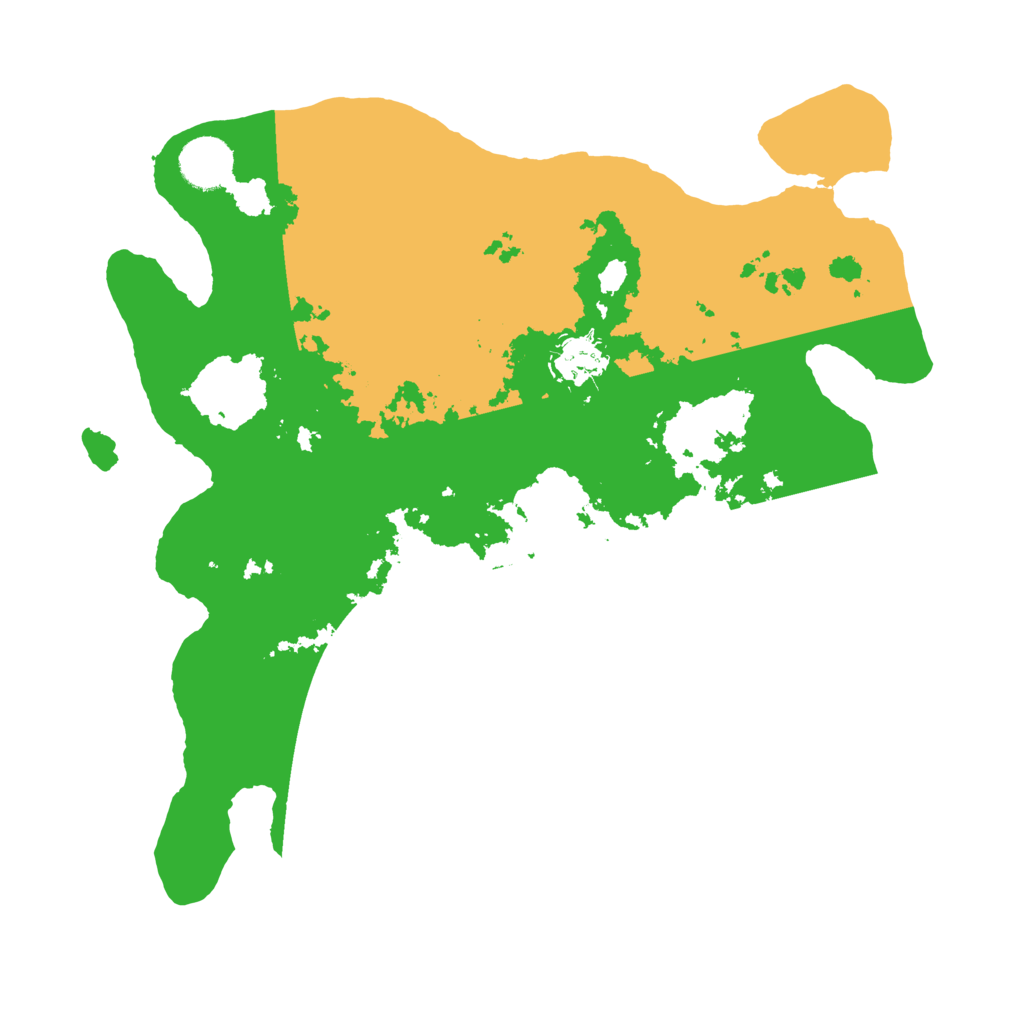 Biome Rust Map: Barren, Size: 3400, Seed: 35017384