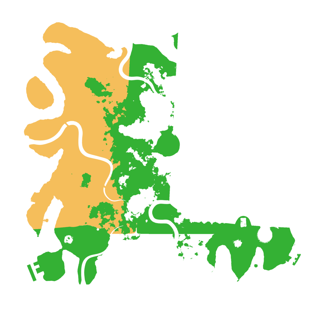 Biome Rust Map: Procedural Map, Size: 3650, Seed: 3642319