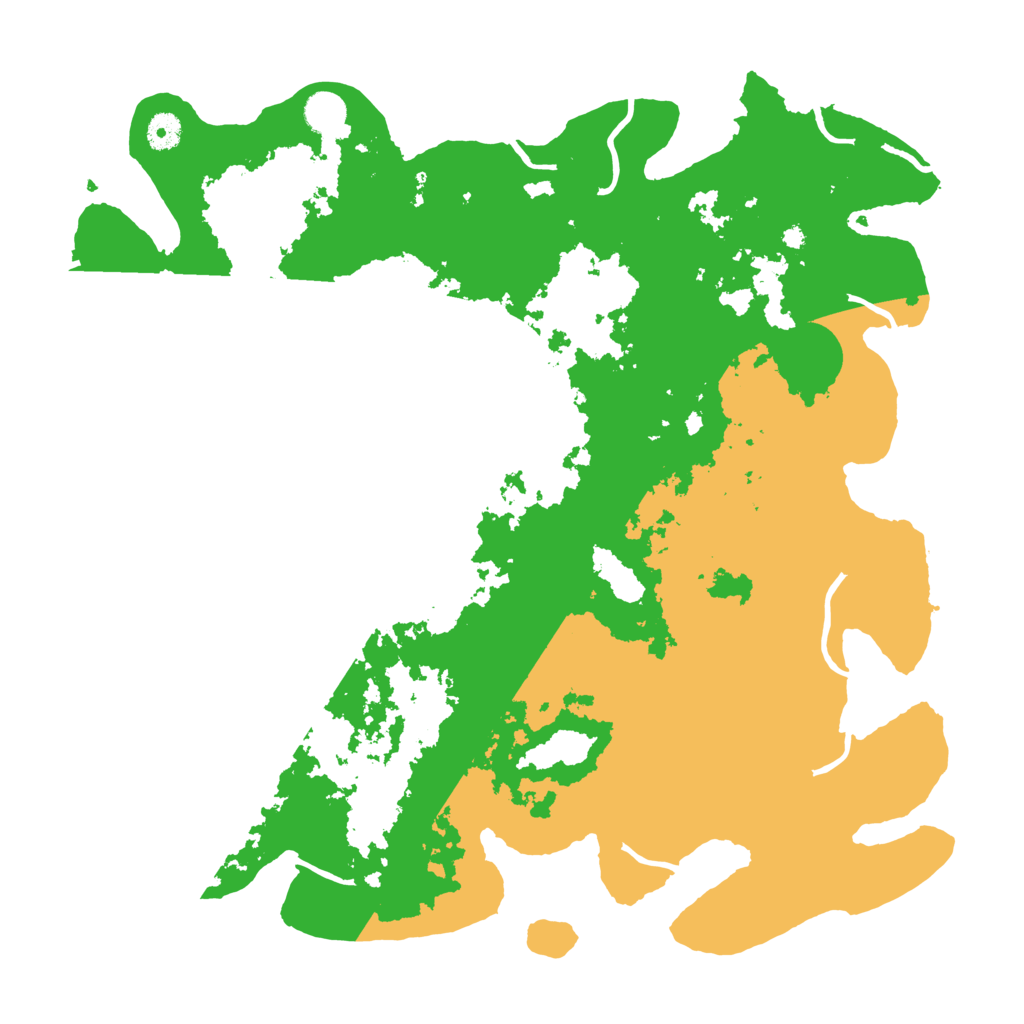 Biome Rust Map: Procedural Map, Size: 4300, Seed: 25237855