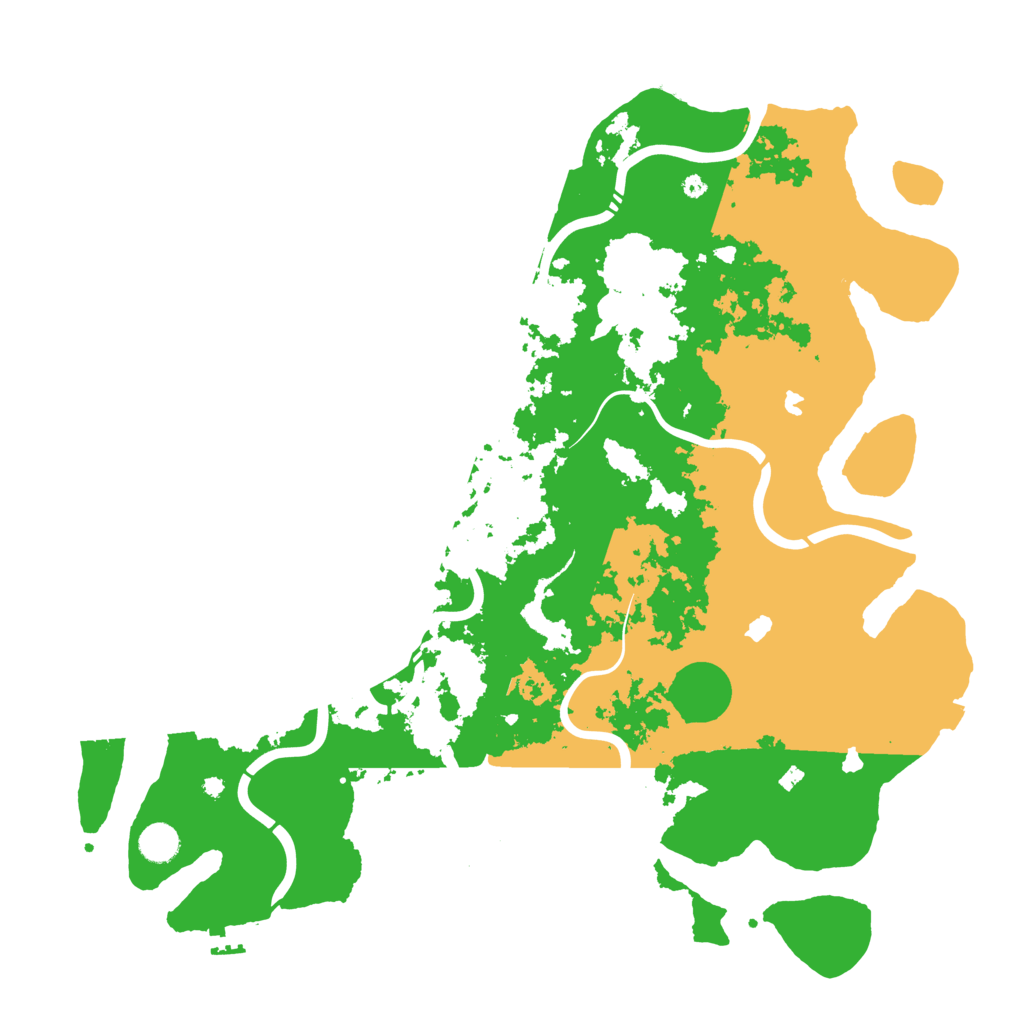 Biome Rust Map: Procedural Map, Size: 4500, Seed: 444555666