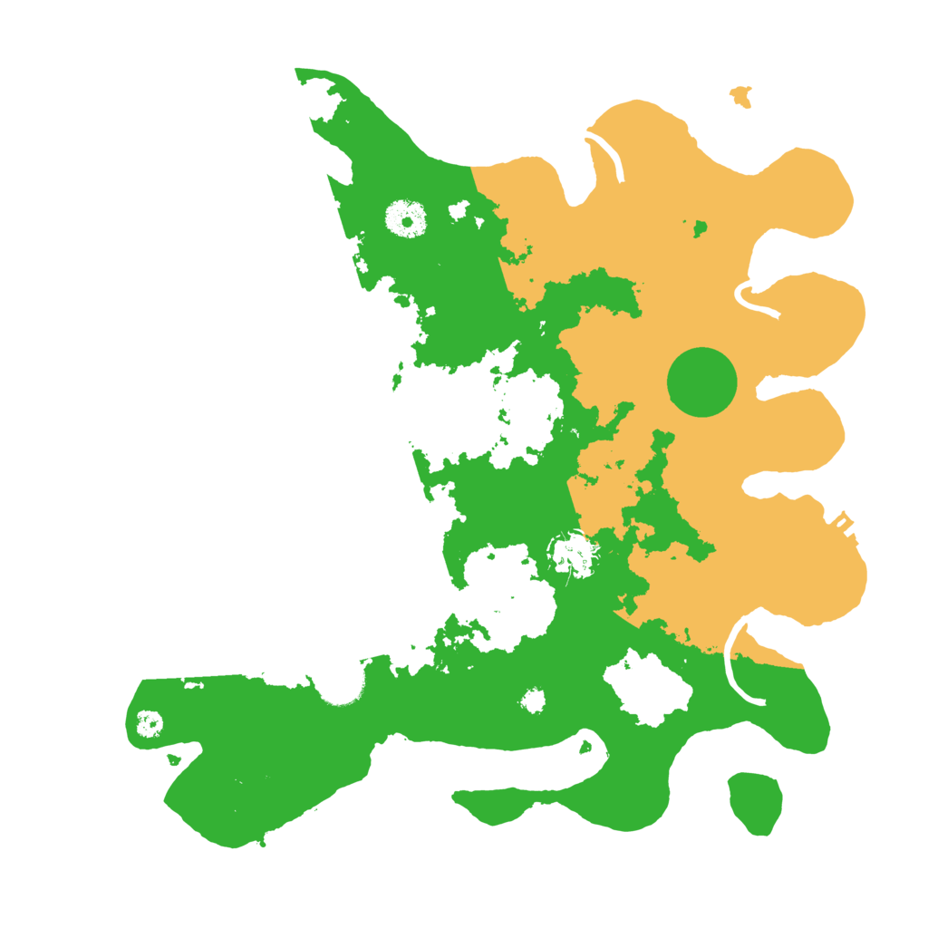 Biome Rust Map: Procedural Map, Size: 3500, Seed: 1101586427