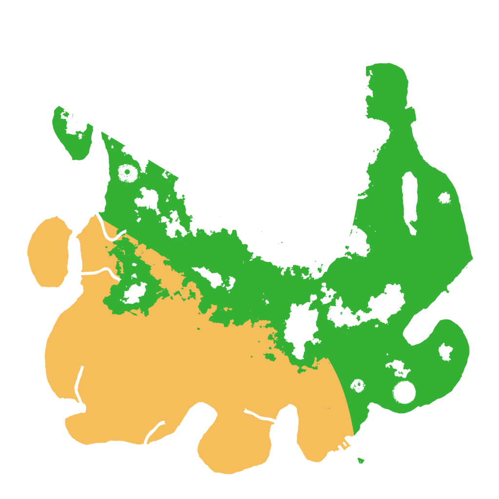 Biome Rust Map: Procedural Map, Size: 3900, Seed: 42402845