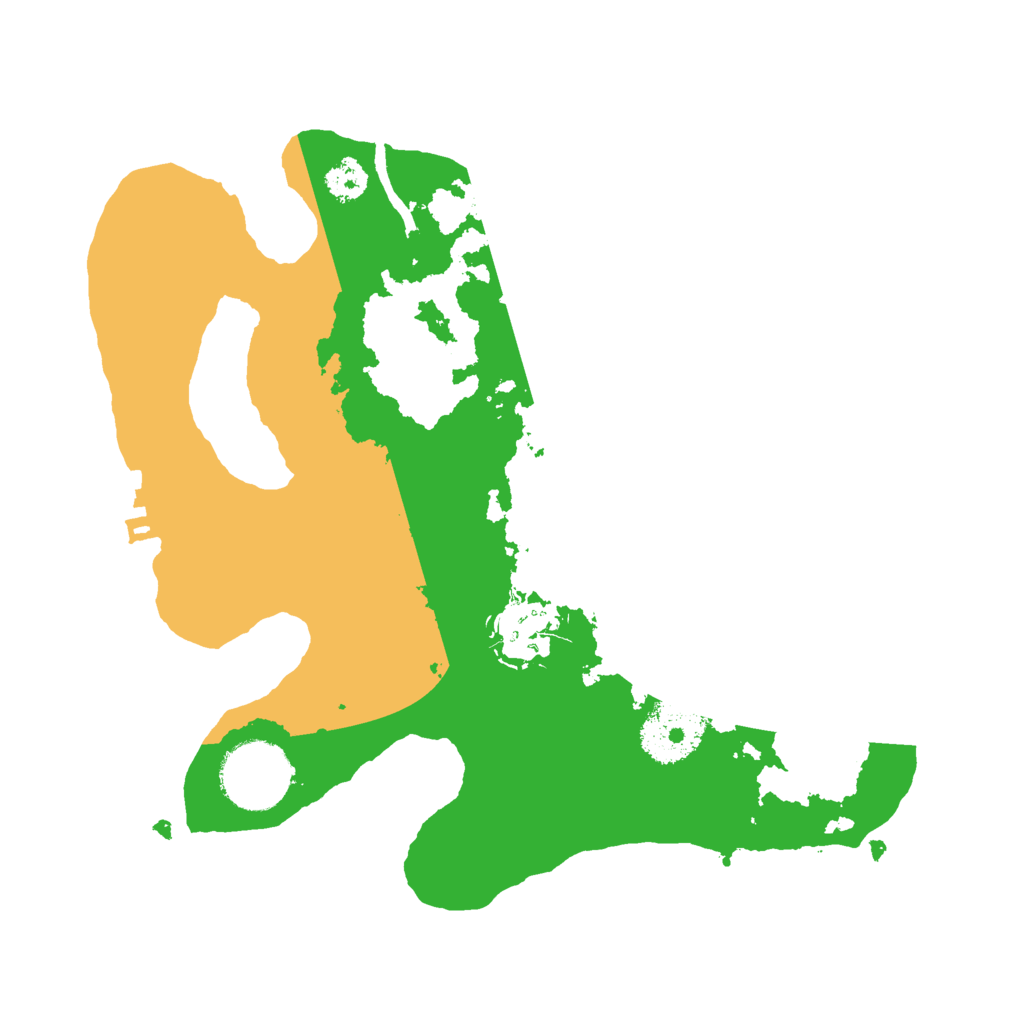 Biome Rust Map: Procedural Map, Size: 2600, Seed: 1865721457