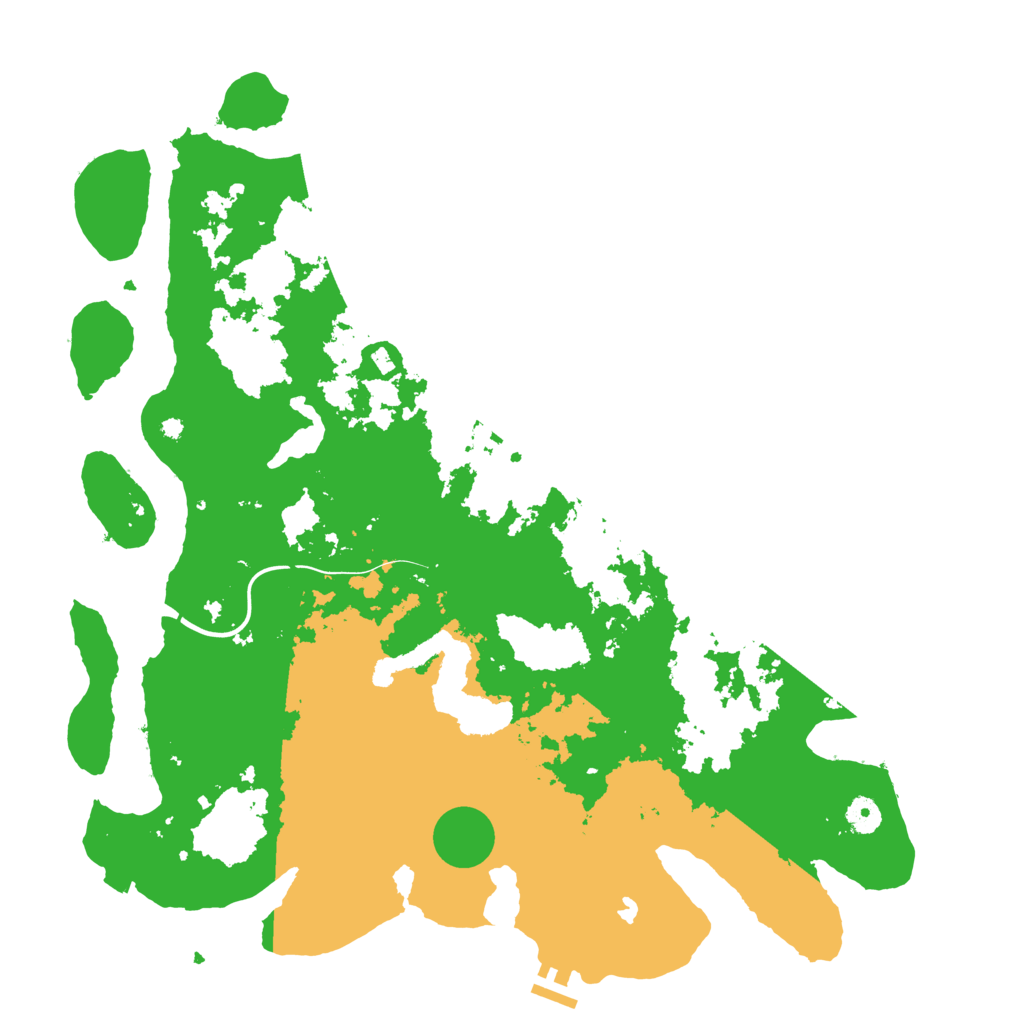 Biome Rust Map: Procedural Map, Size: 4400, Seed: 28903512