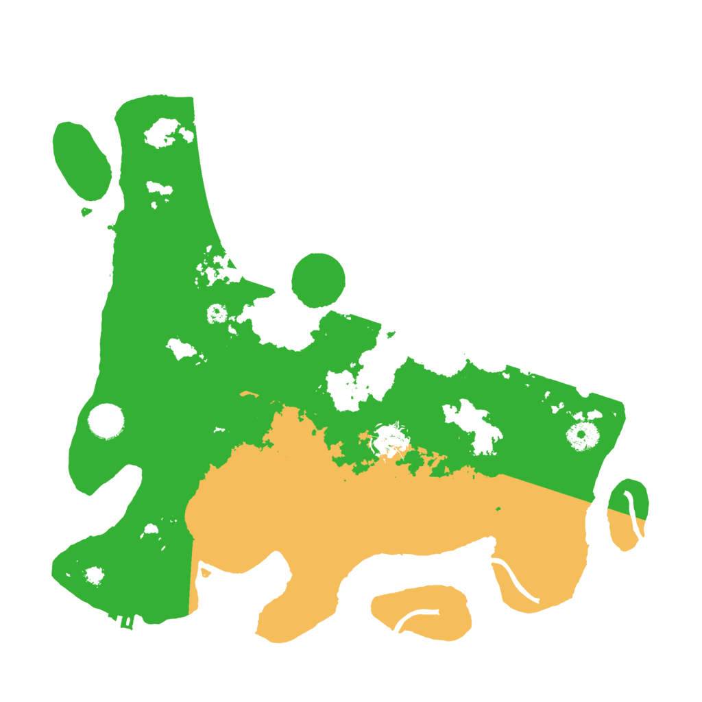 Biome Rust Map: Procedural Map, Size: 3500, Seed: 37993757