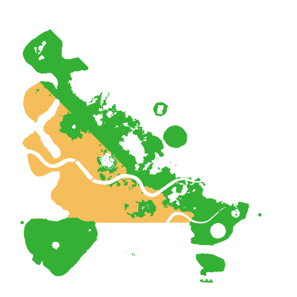Biome Rust Map: Procedural Map, Size: 3550, Seed: 55398346
