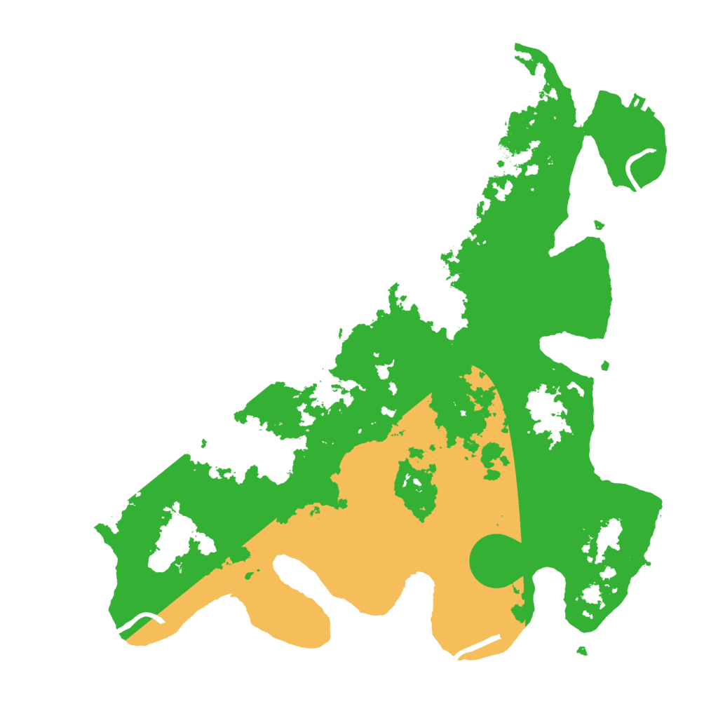 Biome Rust Map: Procedural Map, Size: 3500, Seed: 673841363
