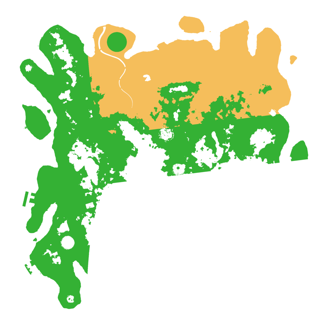 Biome Rust Map: Procedural Map, Size: 4300, Seed: 93763889