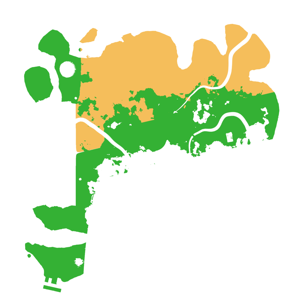 Biome Rust Map: Procedural Map, Size: 3400, Seed: 12483014