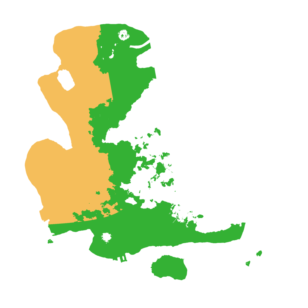 Biome Rust Map: Procedural Map, Size: 3000, Seed: 2114109946