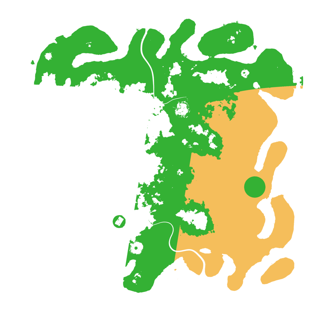 Biome Rust Map: Procedural Map, Size: 3950, Seed: 74868990