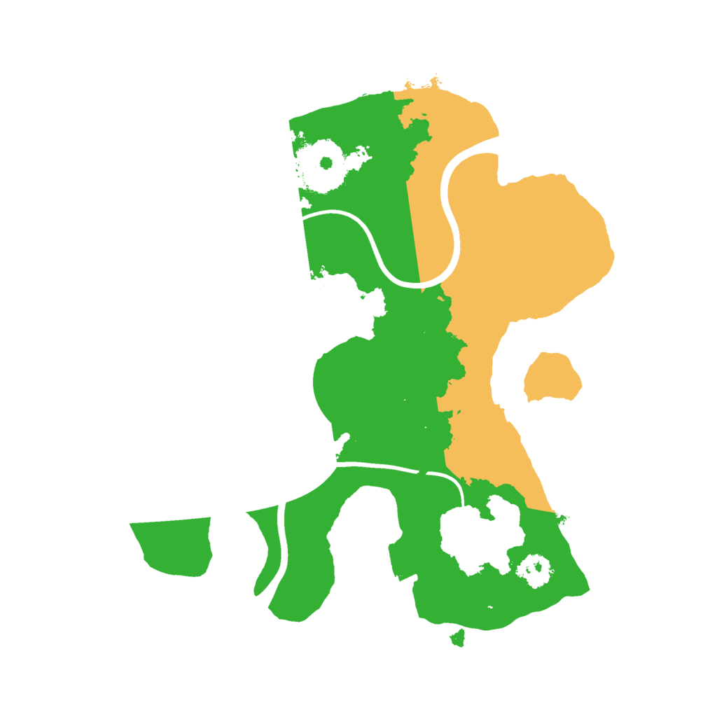Biome Rust Map: Procedural Map, Size: 2200, Seed: 1671507362