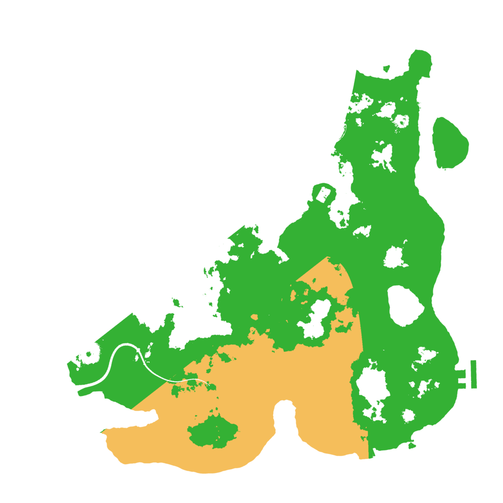 Biome Rust Map: Procedural Map, Size: 3600, Seed: 89078464