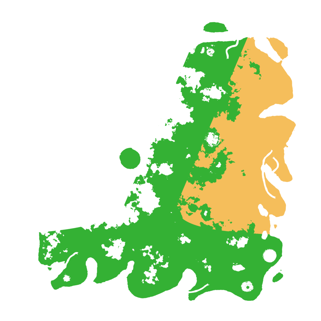 Biome Rust Map: Procedural Map, Size: 4300, Seed: 612351