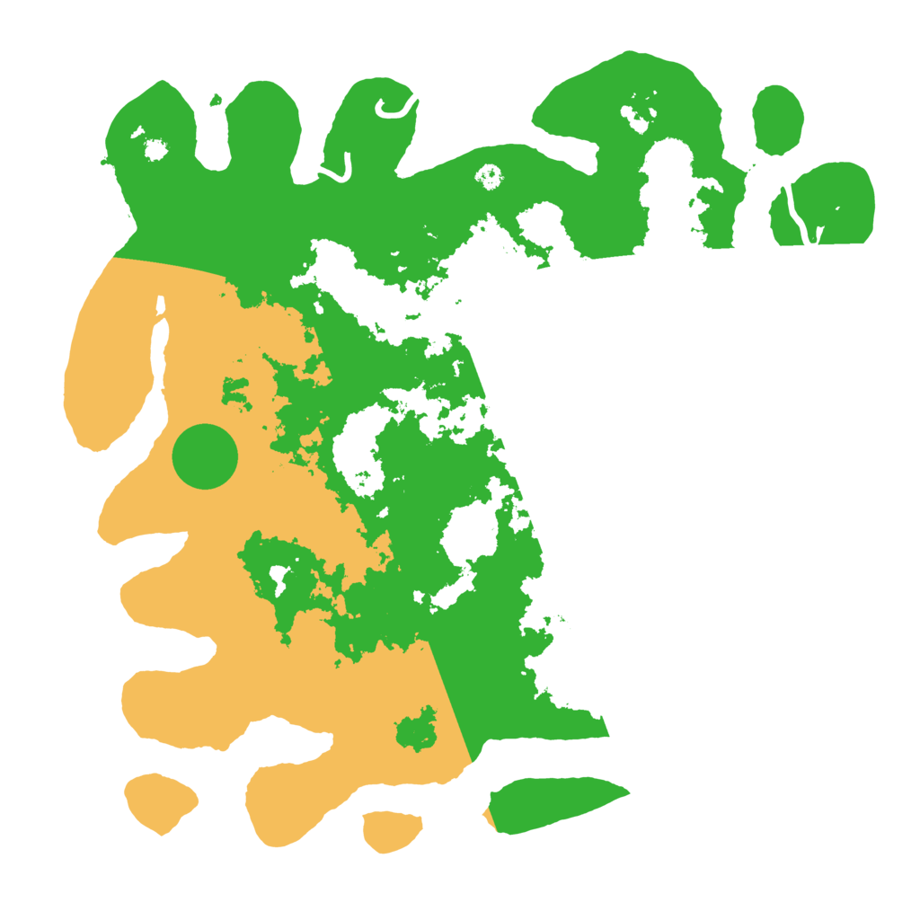 Biome Rust Map: Procedural Map, Size: 3700, Seed: 7787322