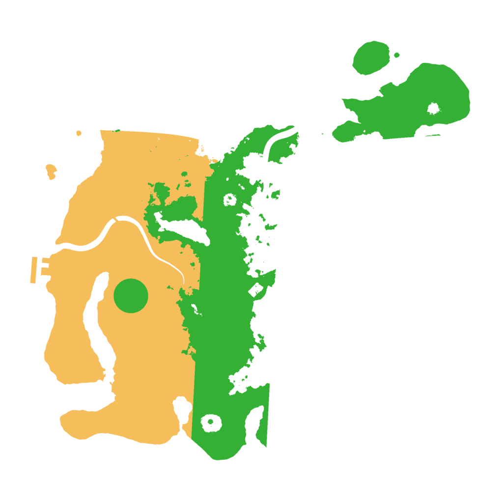 Biome Rust Map: Procedural Map, Size: 3850, Seed: 76665606