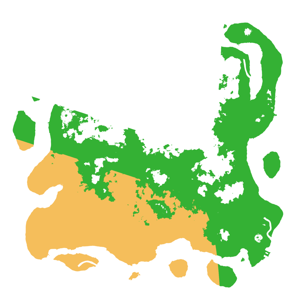 Biome Rust Map: Procedural Map, Size: 3900, Seed: 23937827