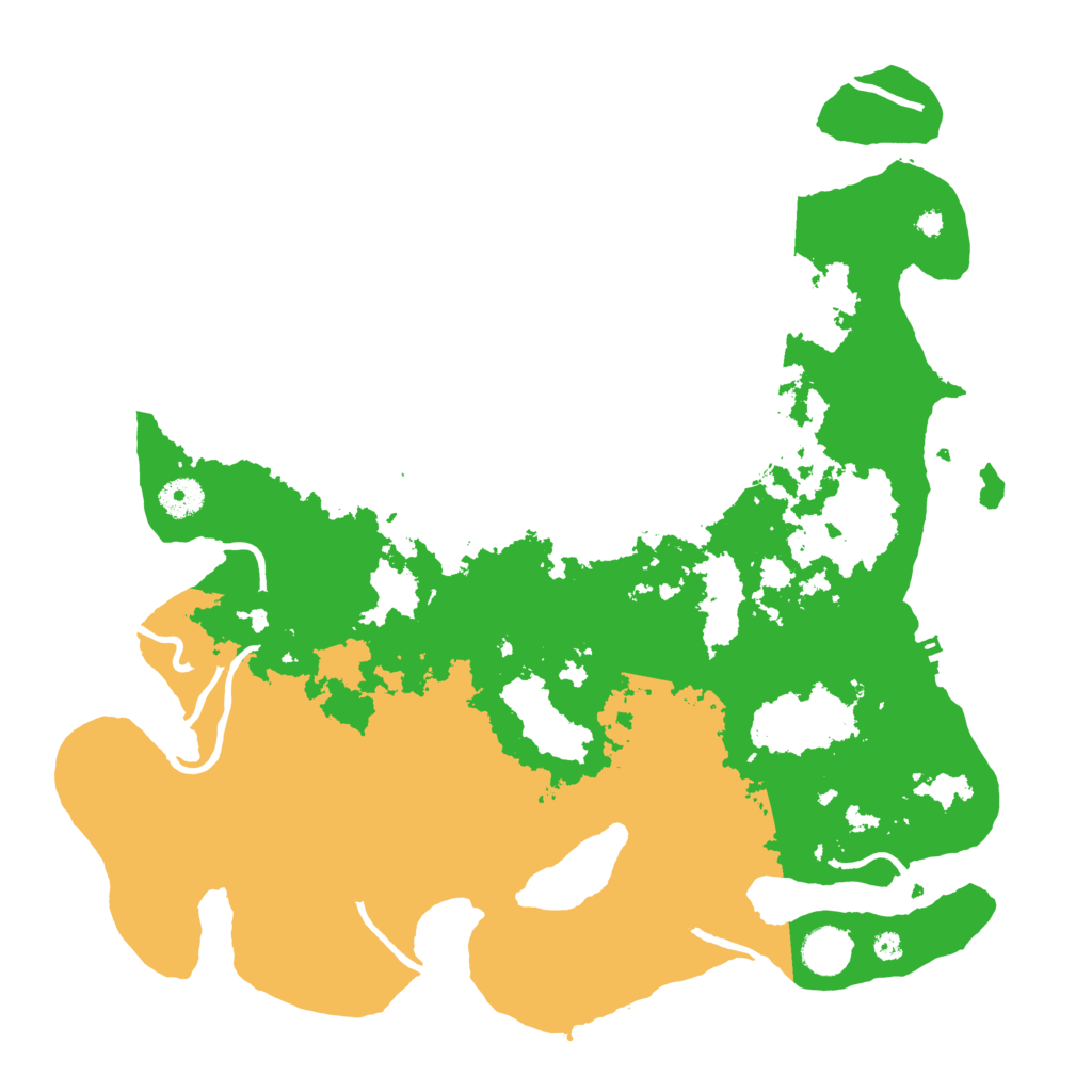 Biome Rust Map: Procedural Map, Size: 3950, Seed: 17403139