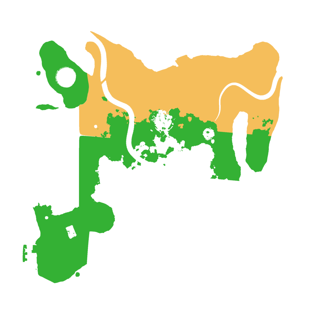 Biome Rust Map: Procedural Map, Size: 2800, Seed: 2334621